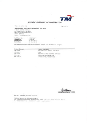 Company certificate 2