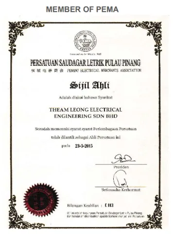 MEMBER OF PEMA
